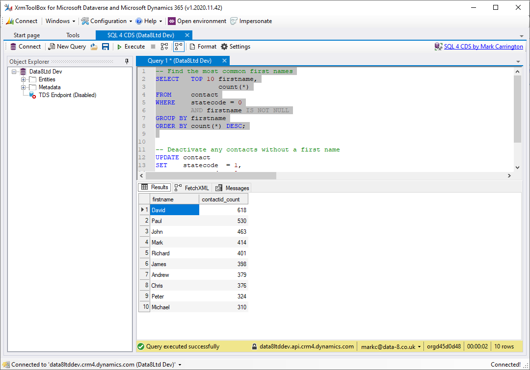 SQL for Dataverse - Byteway's blog
